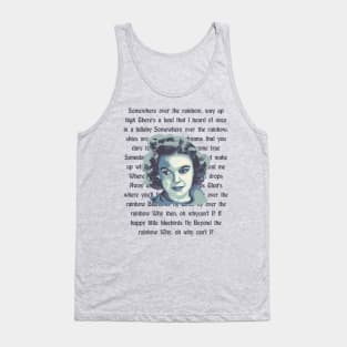 Judy Garland Portrait Tank Top